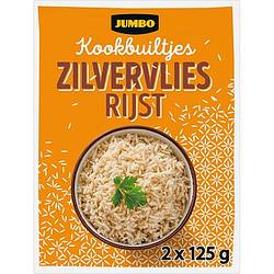 Foto van Jumbo kookbuiltjes zilvervliesrijst 2 x 125g