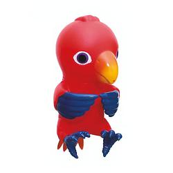 Foto van Paradiso toys pratende papegaai 9,5 cm rood