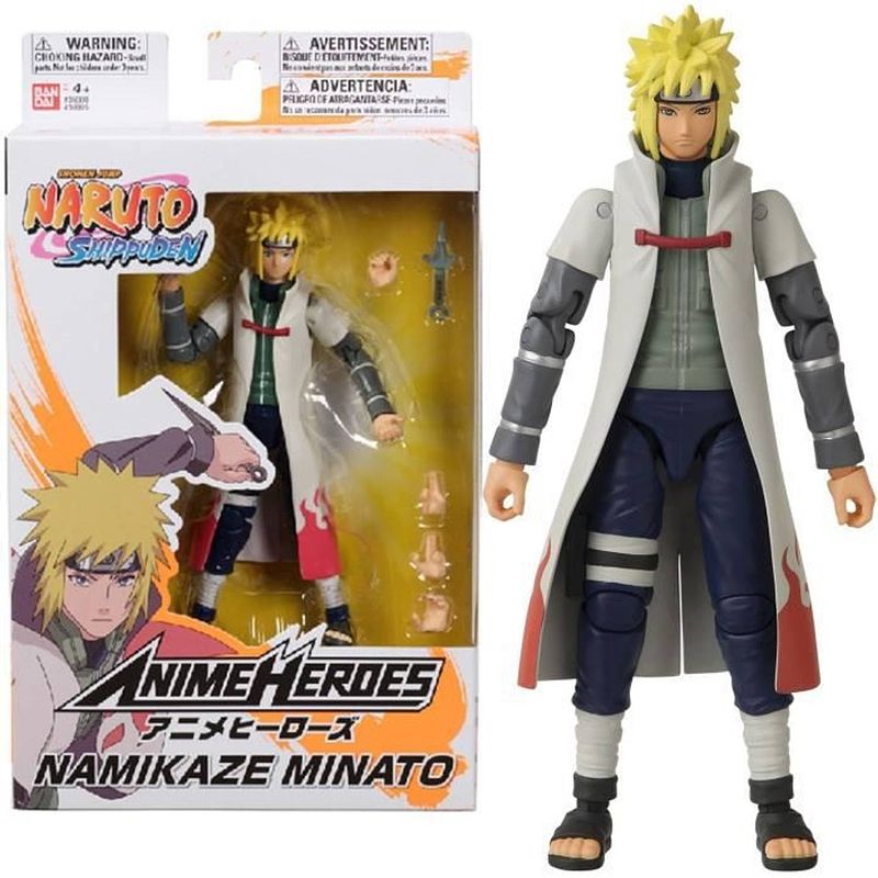 Foto van Bandai anime heroes - naruto shippuden - anime heroes 17 cm figuur - namikaze minato