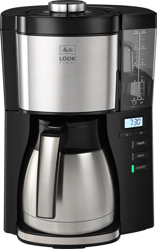 Foto van Melitta look 1025-18 therm timer koffiefilter apparaat zwart