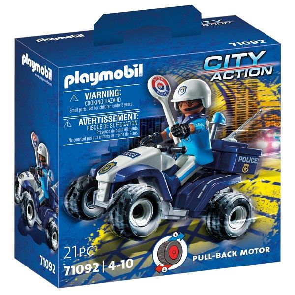 Foto van 71092 playmobil politie speed quad