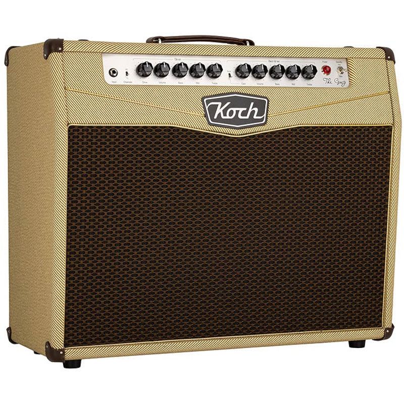 Foto van Koch the greg tg50 tweed 50w 2x10 inch gitaarversterker combo