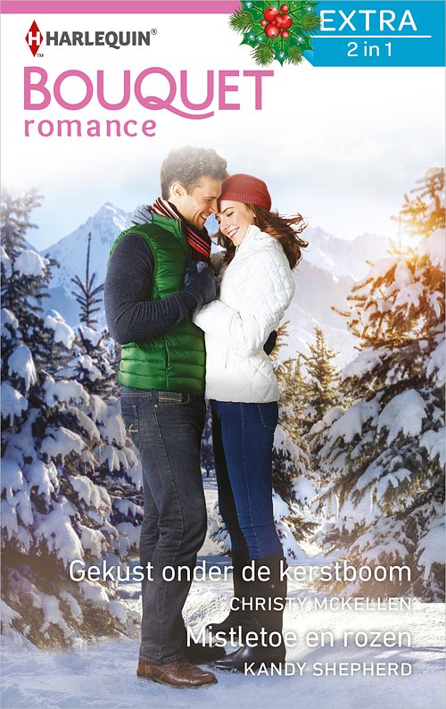 Foto van Gekust onder de kerstboom ; mistletoe en rozen - christy mckellen, kandy shepherd - ebook