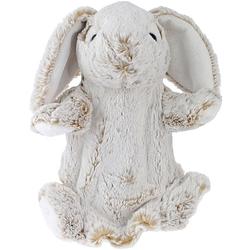 Foto van Pluche bruine konijn/haas handpop knuffel 25 cm speelgoed - handpoppen