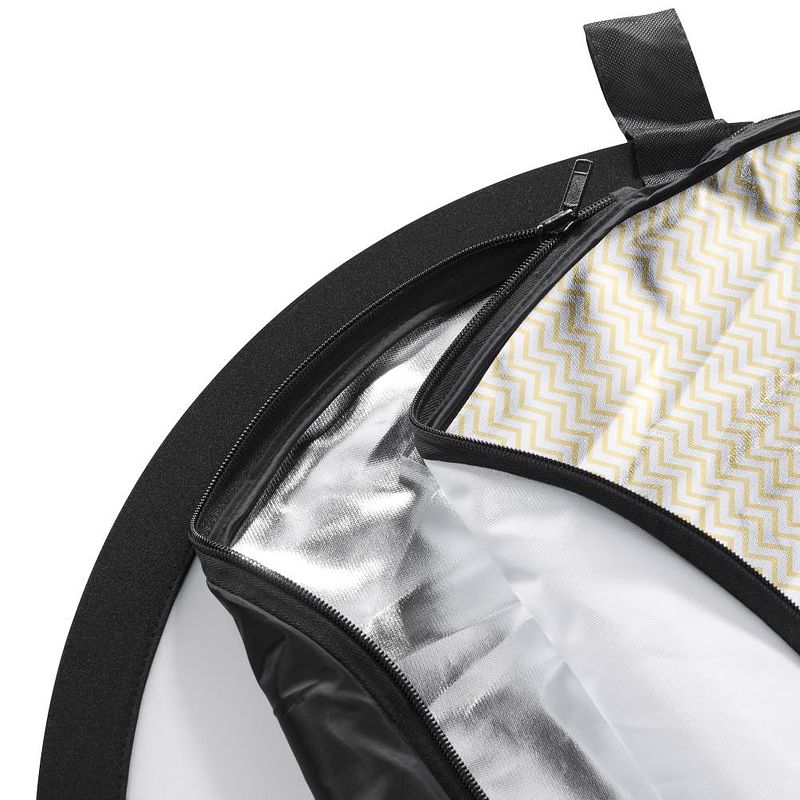 Foto van Walimex 5in1 set wavy 18283 reflector (b x h) 150 cm x 200 cm 1 stuk(s)