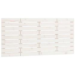 Foto van The living store wandhoofdbord - massief grenenhout - 156 x 3 x 63 cm - wit