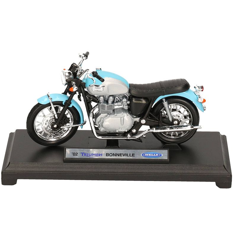 Foto van Schaalmodel triumph bonneville motor 1:18 - speelgoed motors