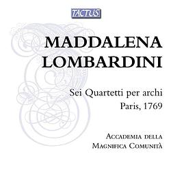 Foto van Lombardini: sei quartetti per archi paris, 1769 - cd (8007194106565)