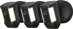 Foto van Ring spotlight cam pro - wired - zwart - 3-pack