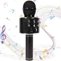 Foto van Karaoke microfoon draadloos - zwart