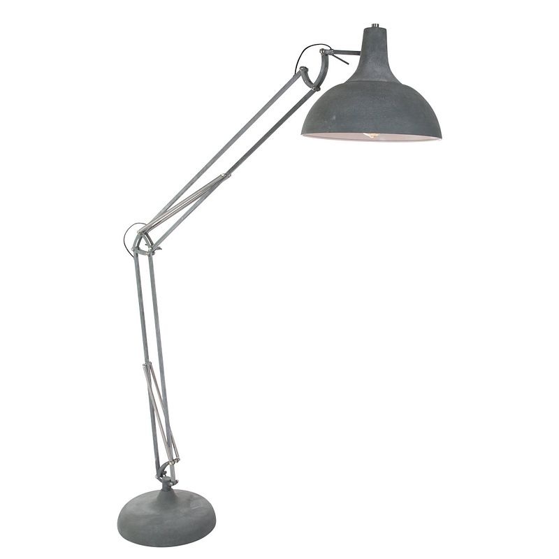 Foto van Mexlite xxl vloerlamp office grijs