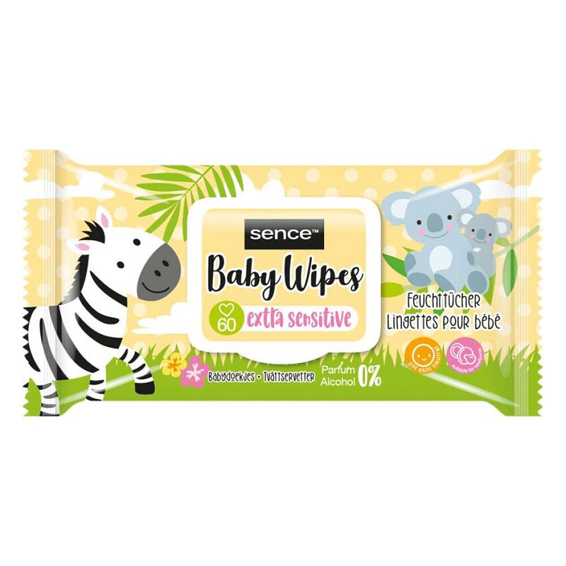 Foto van Sencebeauty baby wipes extra sensitive