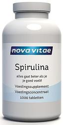 Foto van Nova vitae spirulina tabletten