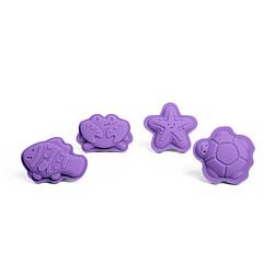 Foto van Bigjigs lavendel paars character sand moulds