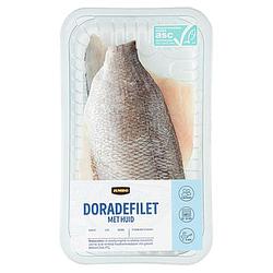 Foto van Jumbo doradefilet met huid ca. 260g