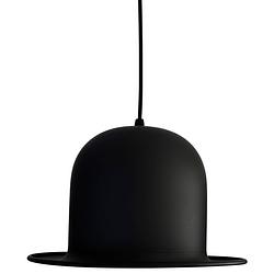 Foto van United entertainment hanglamp bolhoed 17 x 25 cm zwart/goud