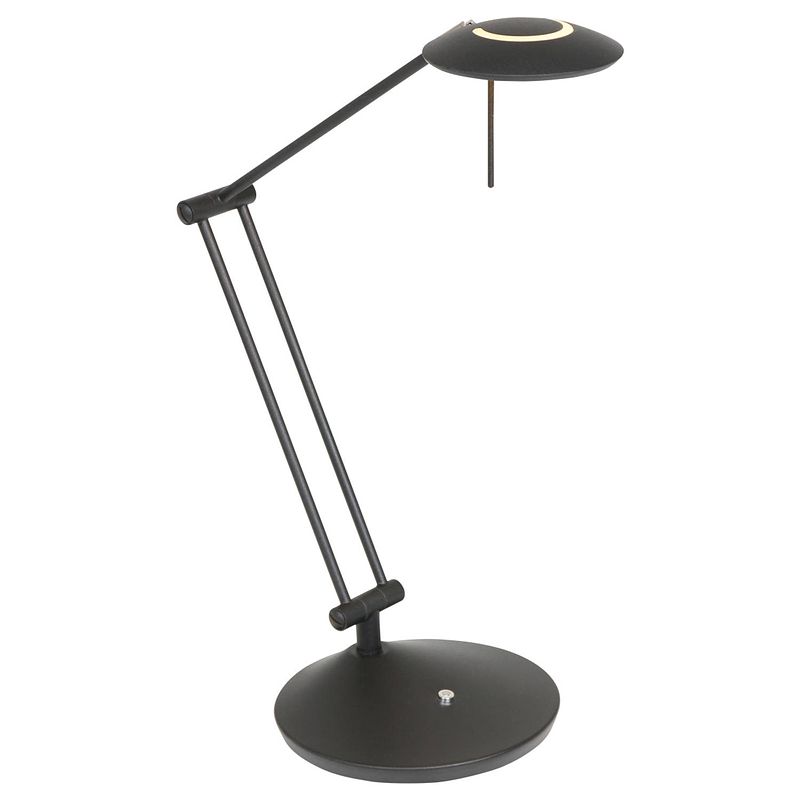Foto van Moderne tafellamp - steinhauer - kunststof - modern - led - l: 15cm - voor binnen - woonkamer - eetkamer - zwart