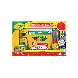 Foto van Crayola essentials colouring set - 59 delige kleur- en hobbyset