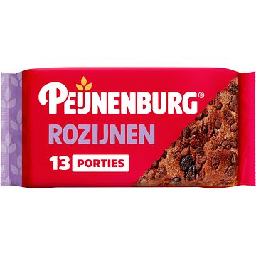 Foto van Peijnenburg ontbijtkoek rozijnen ongesneden 465g bij jumbo