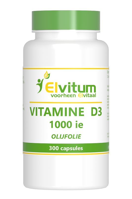 Foto van Elvitum vitamine d3 1000 ie capsules