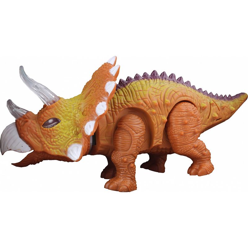 Foto van Jonotoys dinosaurus new century 27 cm oranje