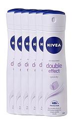 Foto van Nivea double effect deodorant spray voordeelverpakking