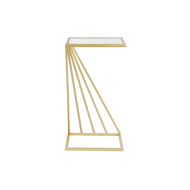 Foto van Casa di elturo bijzettafel glam - goud - l30,5 x b30,5 x h56 cm