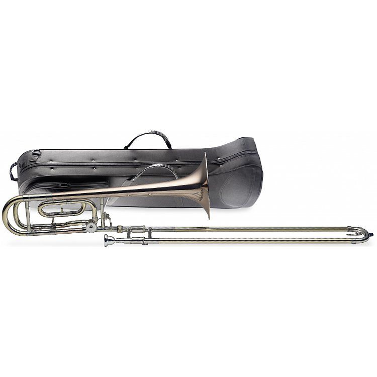 Foto van Levante lv-tb6415 bb/f tenor trombone incl. softcase