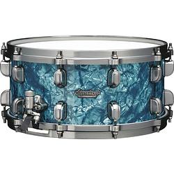 Foto van Tama mrs1465u-tqp turquoise pearl starclassic maple snaredrum black nickel