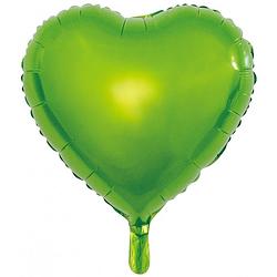 Foto van Wefiesta folieballon hart 45 cm lichtgroen