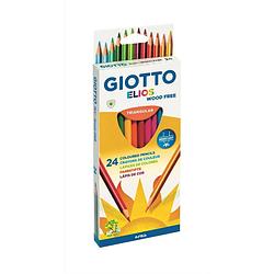 Foto van Giotto hanging box of 24 colored pencils elios tri