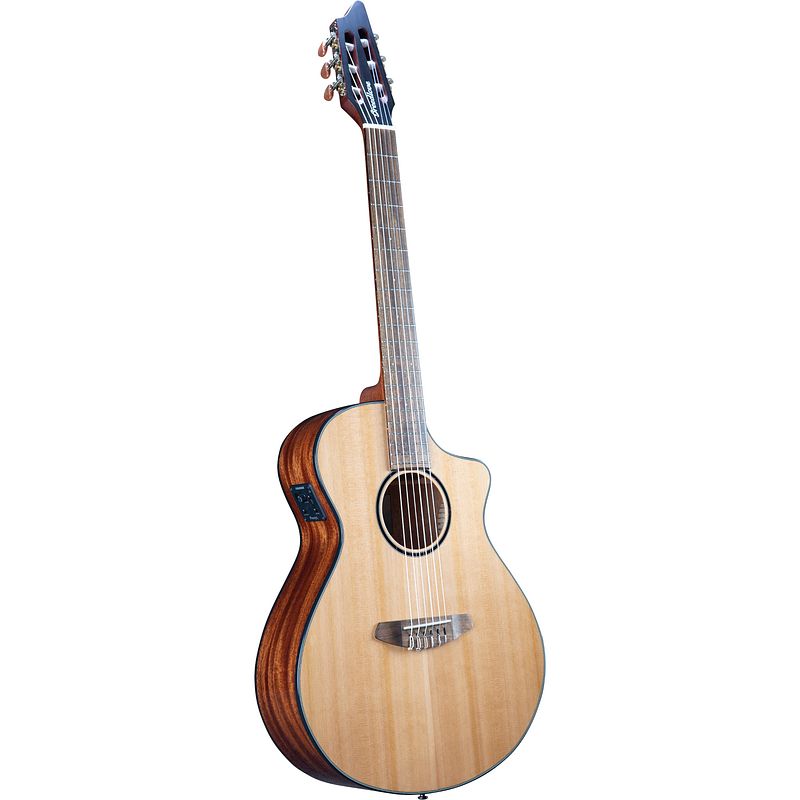 Foto van Breedlove discovery s concert cedar nylon ce elektrisch-akoestische klassieke gitaar