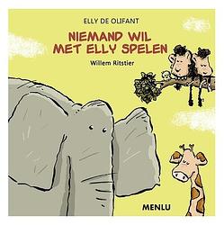 Foto van Elly de olifant - willem ritstier - hardcover (9789083303048)