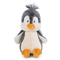 Foto van Nici knuffel penguin icaak junior 20 cm pluche grijs/oranje