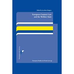 Foto van European contract law and the welfare state -