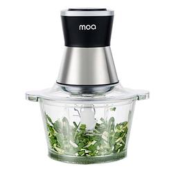 Foto van Moa hakmolen xl - food chopper - 2 liter glazen kom - 4 messen - fc360