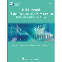 Foto van Hal leonard pianomethode voor volwassenen 2 lessen, solo'ss, techniek & theorie met audio online