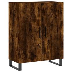 Foto van Vidaxl dressoir 69,5x34x90 cm bewerkt hout gerookt eikenkleurig