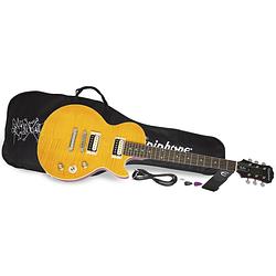 Foto van Epiphone slash afd les paul special-ii appetite amber gitaarset