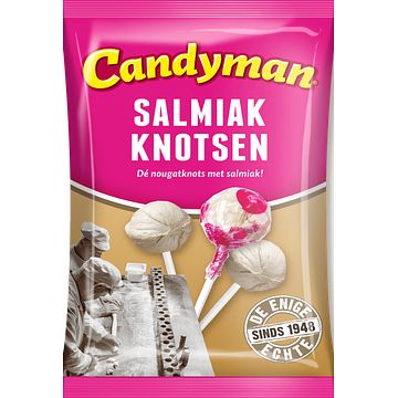 Foto van Candyman salmiakknotsen 125g bij jumbo