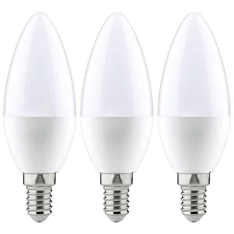 Foto van Paulmann 28538 led-lamp energielabel f (a - g) e14 5.5 w warmwit (ø x h) 35 mm x 100 mm 3 stuk(s)