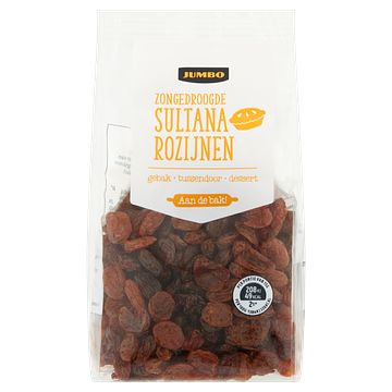 Foto van Jumbo zongedroogde sultana rozijnen 250g