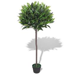 Foto van Vidaxl kunst laurierboom plant met pot 125 cm groen