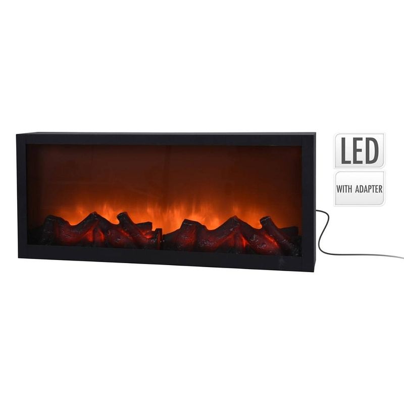 Foto van Luxe sfeerhaard led - realistisch vlammeneffect - 57 x 25 cm