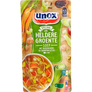 Foto van Unox speciaal soep heldere groenten 5 x 570ml bij jumbo