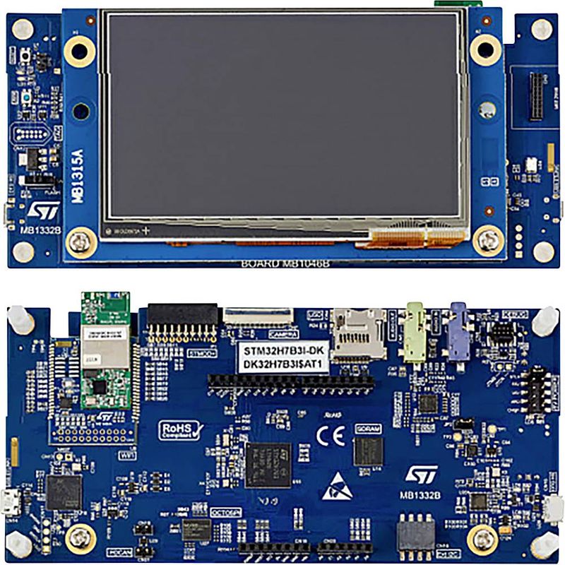 Foto van Stmicroelectronics stm32h7b3i-dk development board 1 stuk(s)