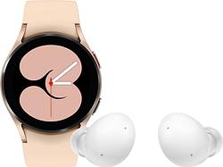 Foto van Samsung galaxy watch4 40 mm roségoud + samsung galaxy buds 2