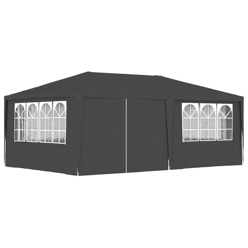 Foto van Vidaxl partytent met zijwanden professioneel 90 g/m² 4x6 m antraciet