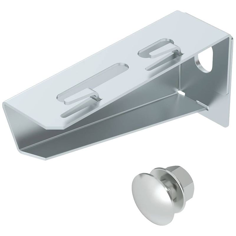 Foto van Obo bettermann 6424600 montageaccessoire (l x b x h) 110 x 32.5 x 53 mm metaal 1 stuk(s)