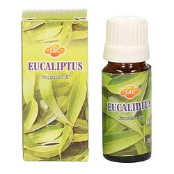 Foto van 2x stuks geurolie eucalyptus 10 ml flesje - geurolie